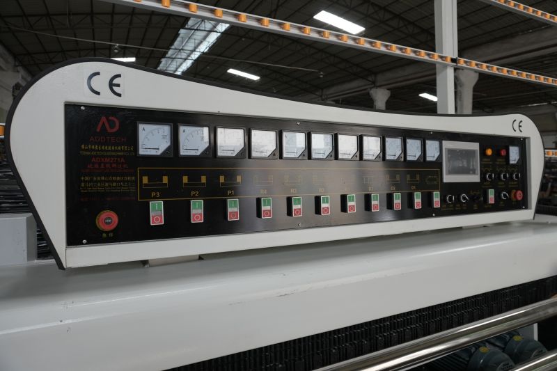 10 Motors Glass Beveling Polishing Machine