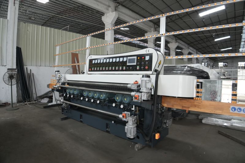 10 Motors Glass Beveling Polishing Machine
