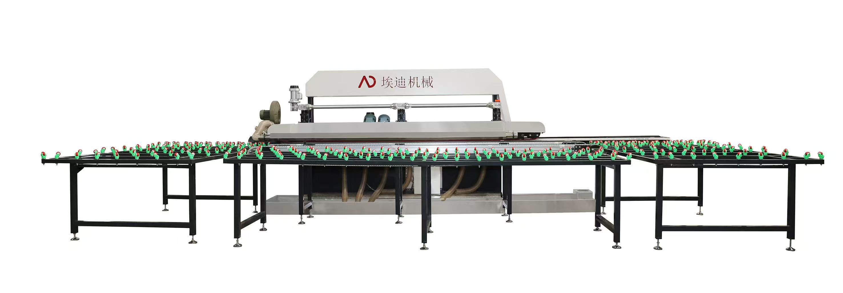 10 Motors Horizontal Glass Edge Grinding Machine